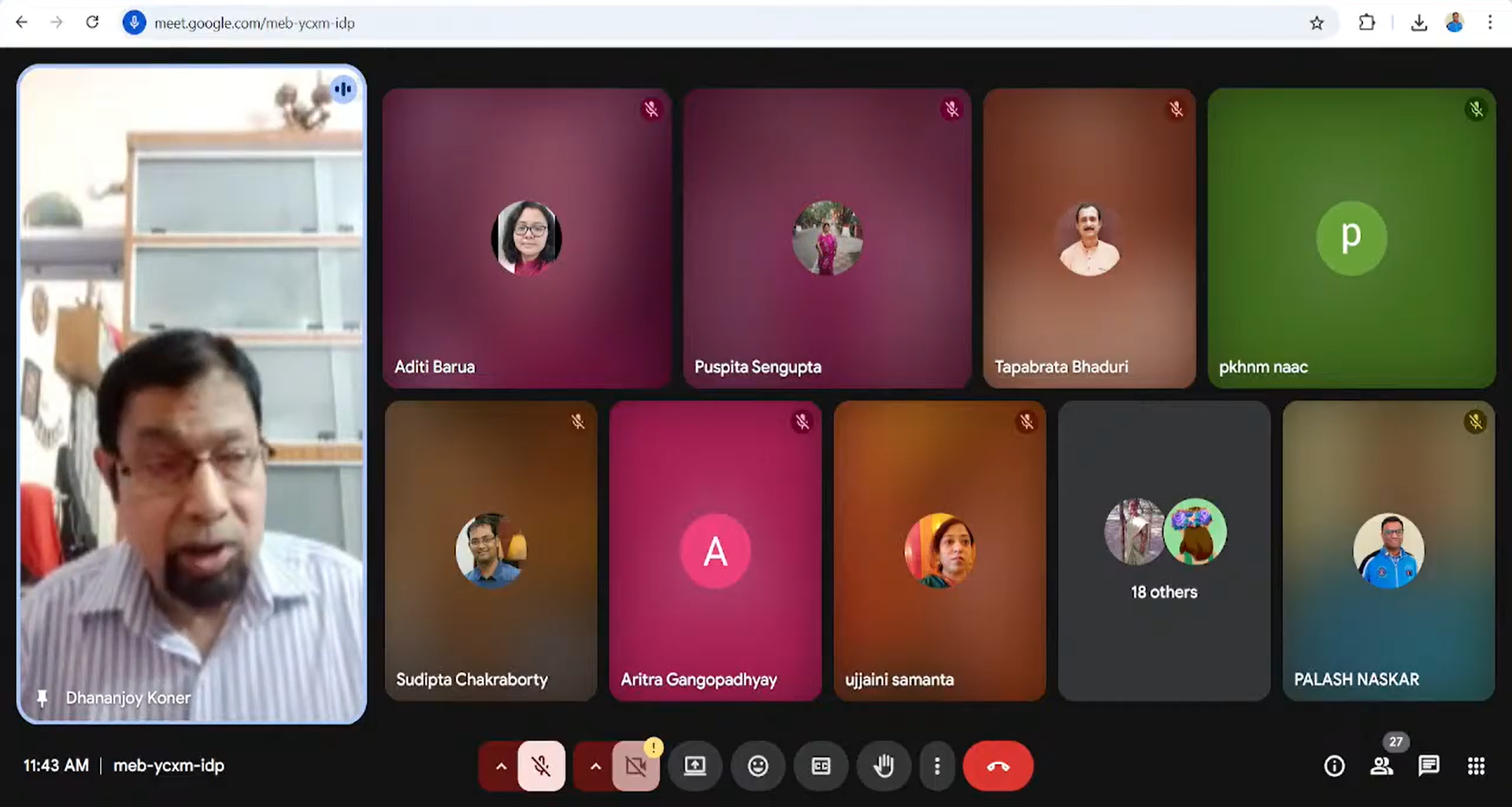 Webinar on Importance of human values/virtues for Mental health care in modern life